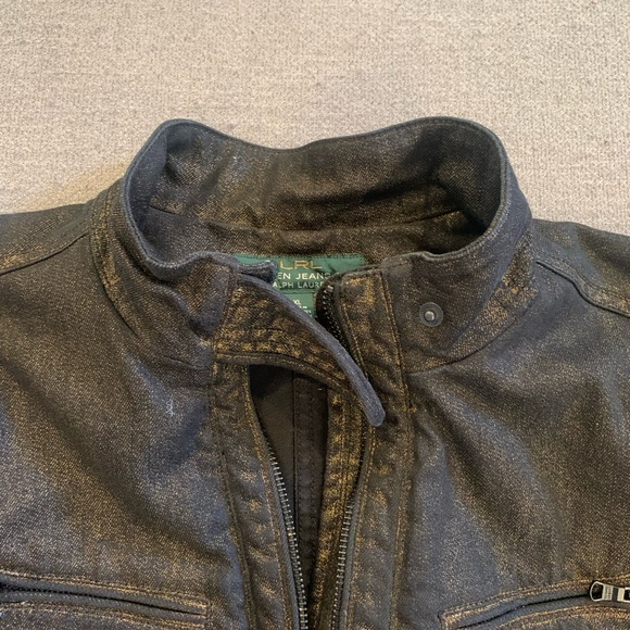 Ralph Lauren Black and Gold Jacket - Picture 3 of 9